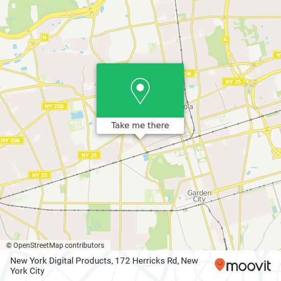 Mapa de New York Digital Products, 172 Herricks Rd