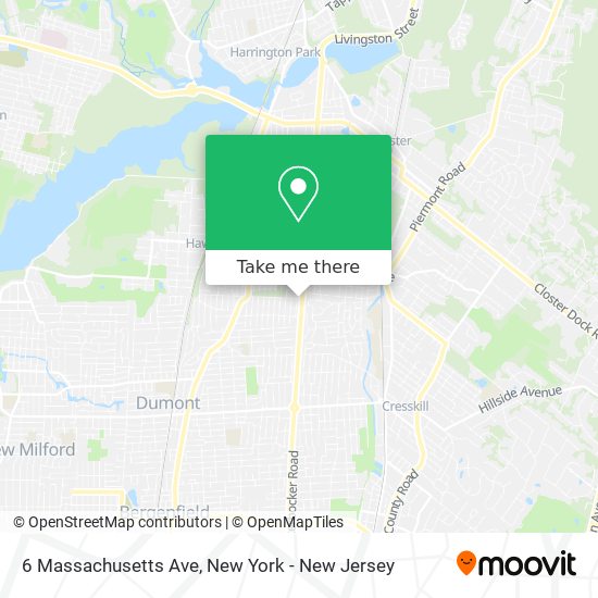 6 Massachusetts Ave map