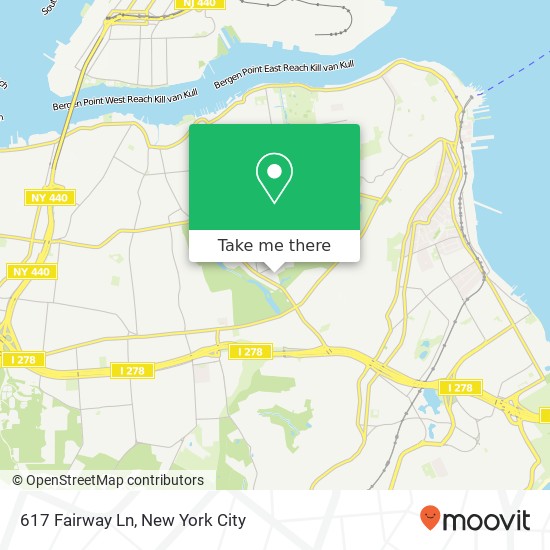 617 Fairway Ln, Staten Island, NY 10301 map