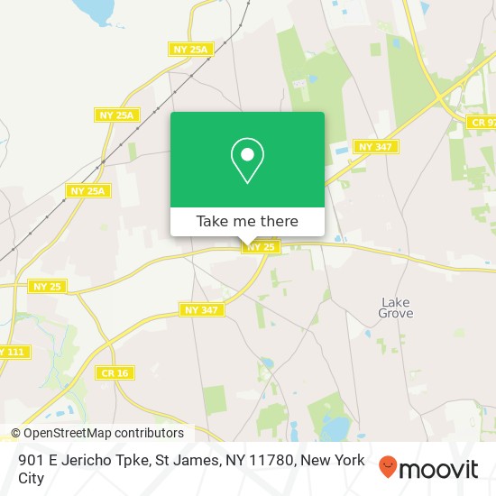 901 E Jericho Tpke, St James, NY 11780 map