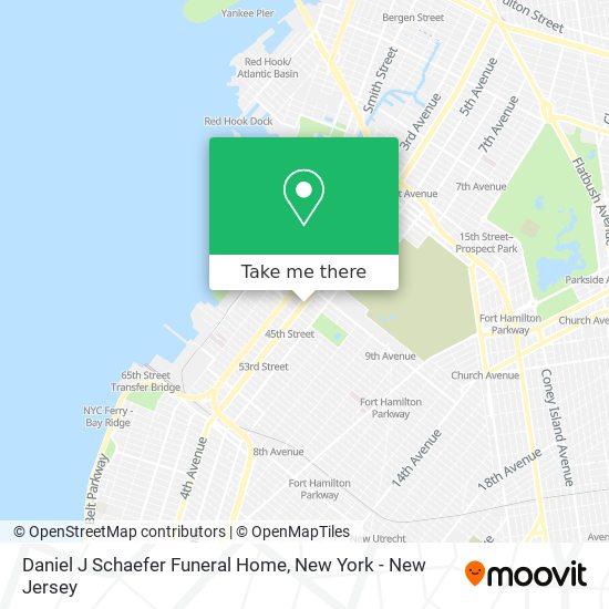 Mapa de Daniel J Schaefer Funeral Home