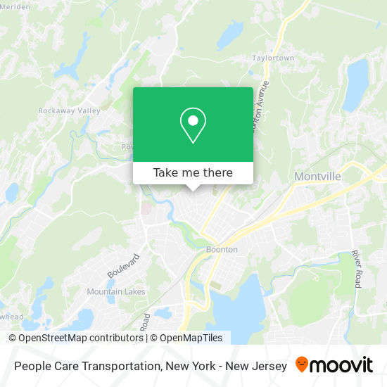 People Care Transportation map