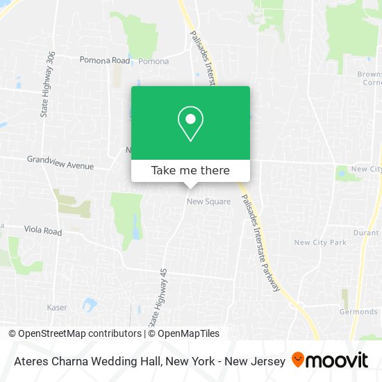 Mapa de Ateres Charna Wedding Hall
