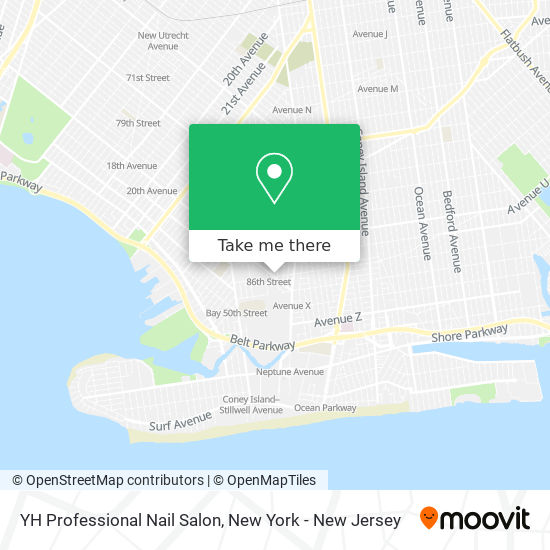 Mapa de YH Professional Nail Salon