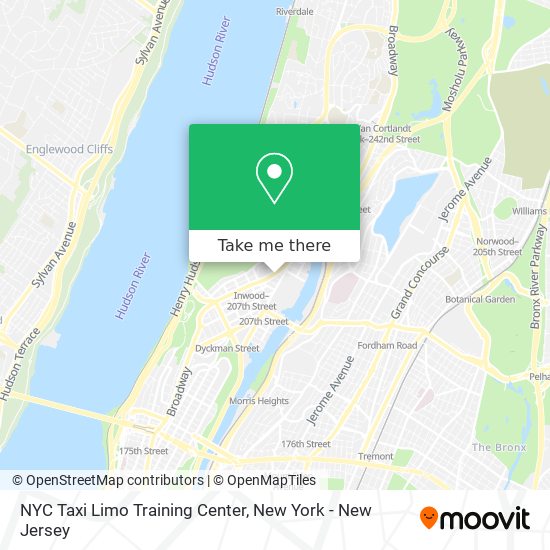 NYC Taxi Limo Training Center map