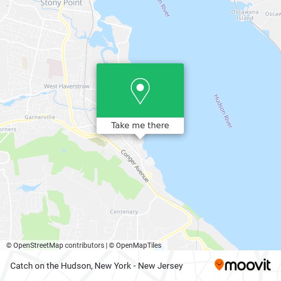 Catch on the Hudson map