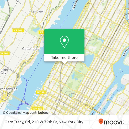 Gary Tracy, Od, 210 W 79th St map