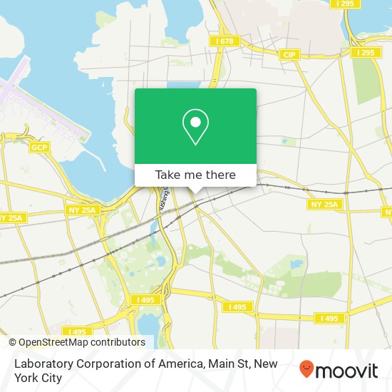Laboratory Corporation of America, Main St map