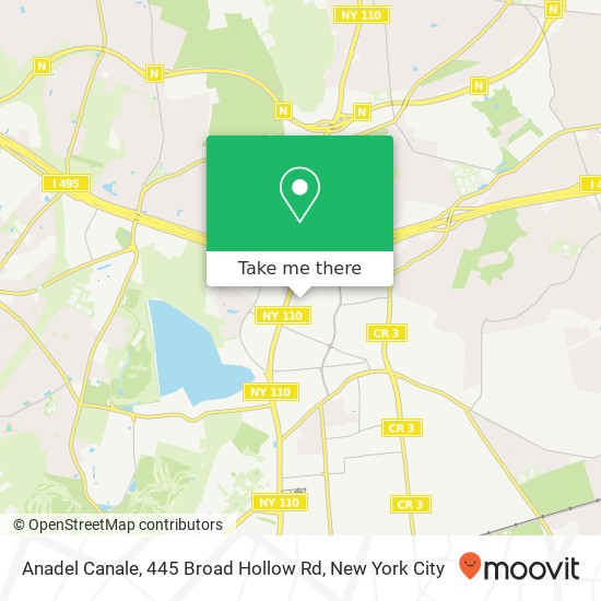 Mapa de Anadel Canale, 445 Broad Hollow Rd