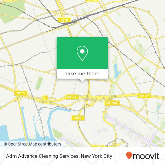 Adm Advance Cleaning Services, 122-64 134th St map