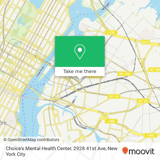 Mapa de Choice's Mental Health Center, 2928 41st Ave