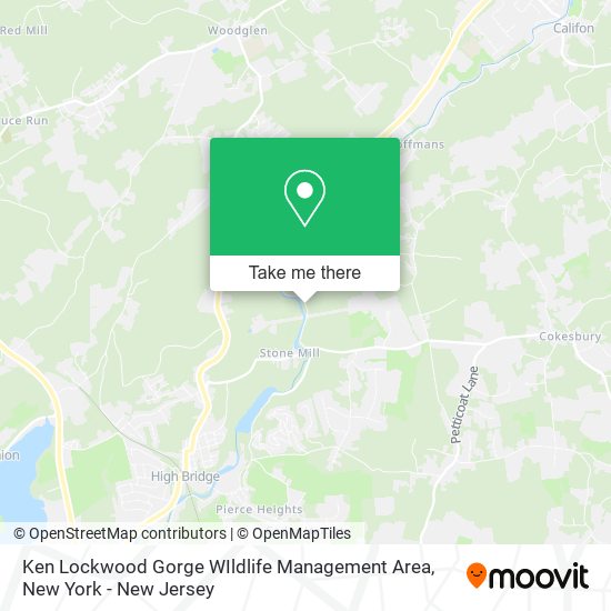 Ken Lockwood Gorge WIldlife Management Area map