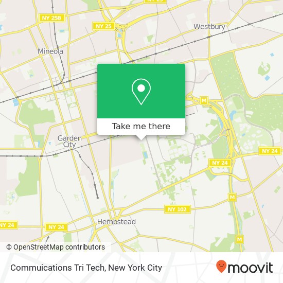 Commuications Tri Tech map