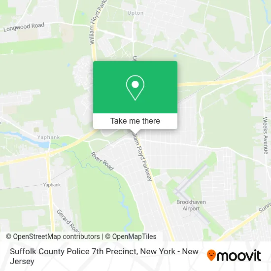 Suffolk County Police 7th Precinct map