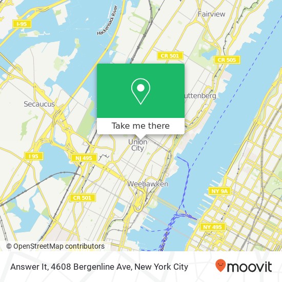 Answer It, 4608 Bergenline Ave map