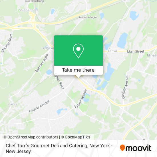Chef Tom's Gourmet Deli and Catering map