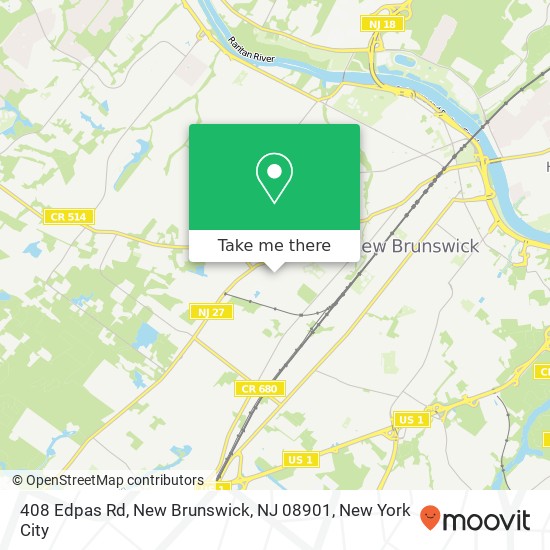 408 Edpas Rd, New Brunswick, NJ 08901 map