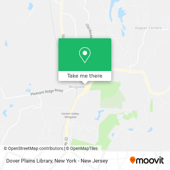 Dover Plains Library map