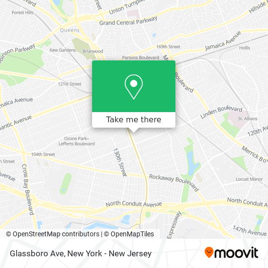 Mapa de Glassboro Ave