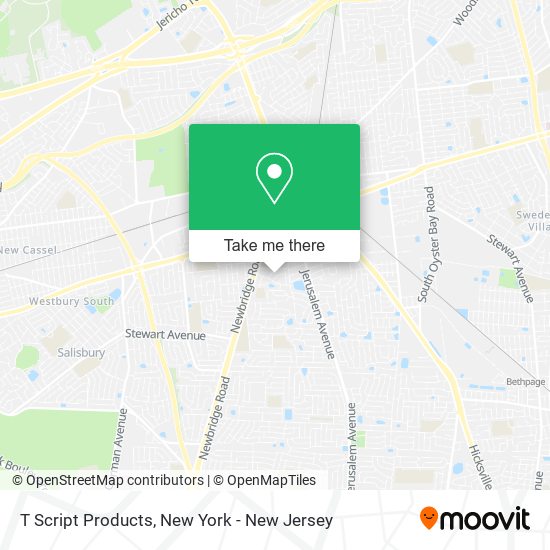 T Script Products map
