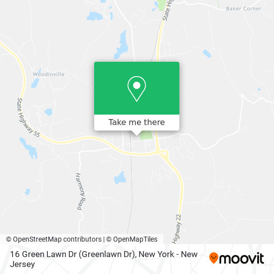 Mapa de 16 Green Lawn Dr (Greenlawn Dr)