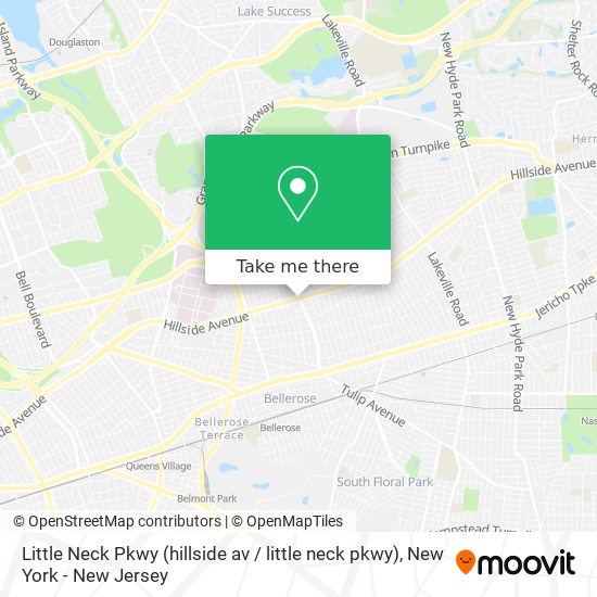 Little Neck Pkwy (hillside av / little neck pkwy) map