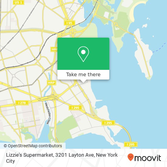 Mapa de Lizzie's Supermarket, 3201 Layton Ave