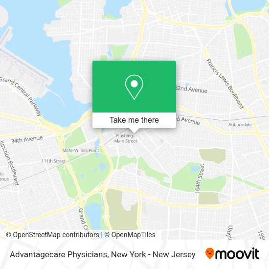 Advantagecare Physicians map