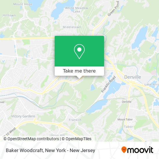 Baker Woodcraft map