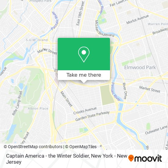 Captain America - the Winter Soldier map