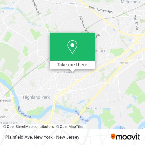Mapa de Plainfield Ave