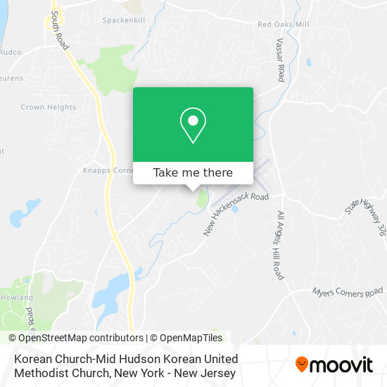 Korean Church-Mid Hudson Korean United Methodist Church map