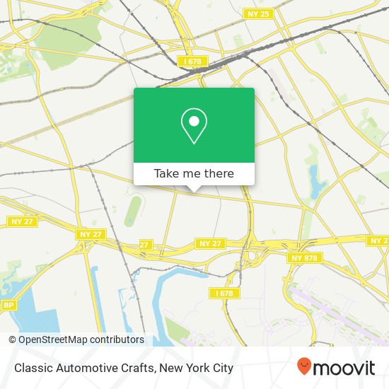 Mapa de Classic Automotive Crafts, 122-46 Rockaway Blvd