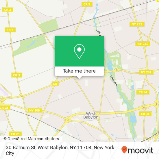 30 Barnum St, West Babylon, NY 11704 map