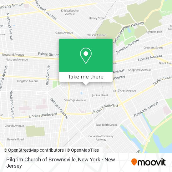 Mapa de Pilgrim Church of Brownsville