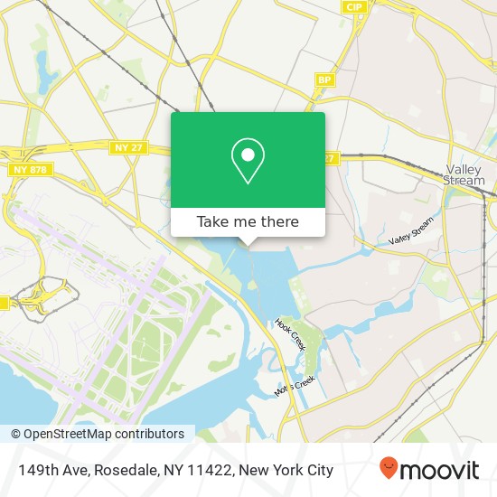 Mapa de 149th Ave, Rosedale, NY 11422