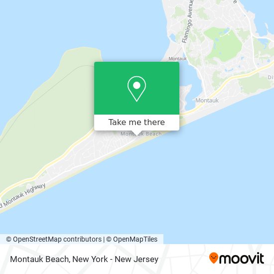Montauk Beach map