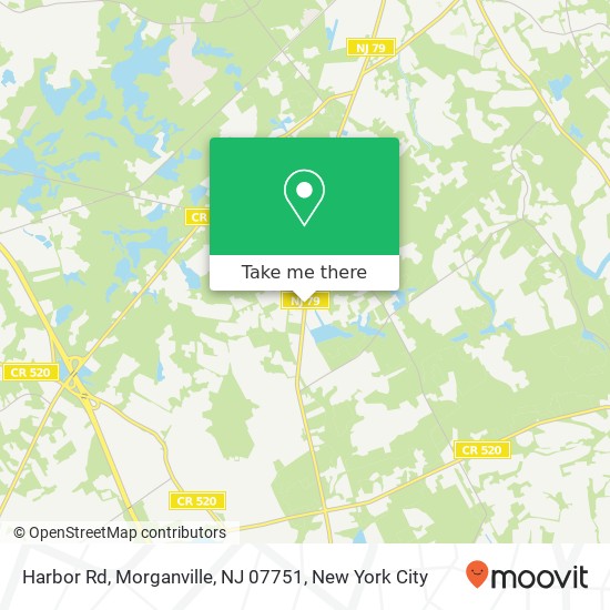 Mapa de Harbor Rd, Morganville, NJ 07751