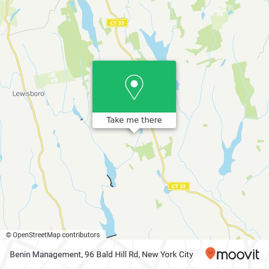 Mapa de Benin Management, 96 Bald Hill Rd