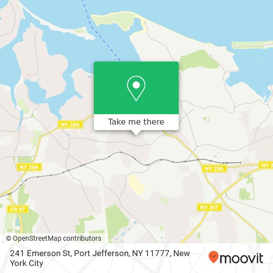 241 Emerson St, Port Jefferson, NY 11777 map