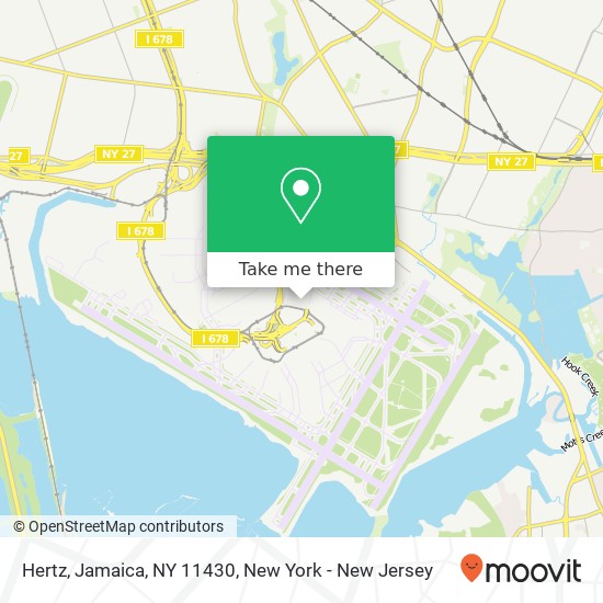 Mapa de Hertz, Jamaica, NY 11430