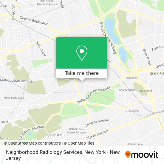 Neighborhood Radiology Services map