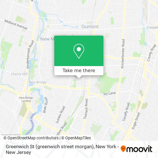 Greenwich St (greenwich street morgan) map