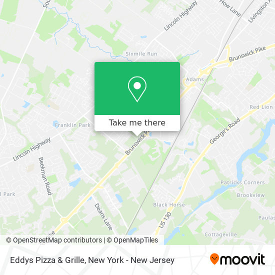 Eddys Pizza & Grille map