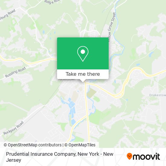 Prudential Insurance Company map