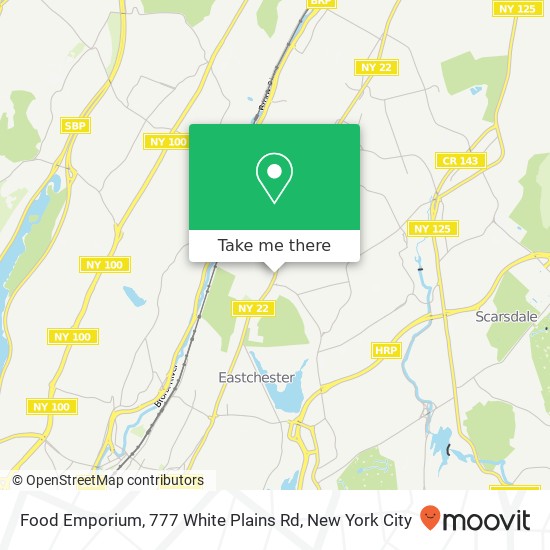 Mapa de Food Emporium, 777 White Plains Rd