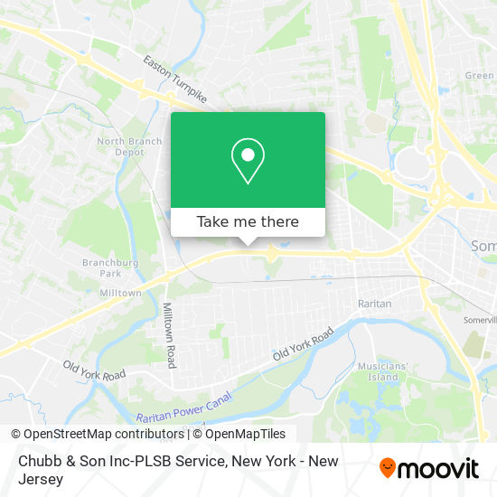 Chubb & Son Inc-PLSB Service map