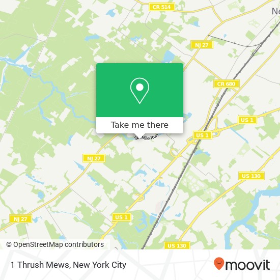 1 Thrush Mews, North Brunswick, NJ 08902 map