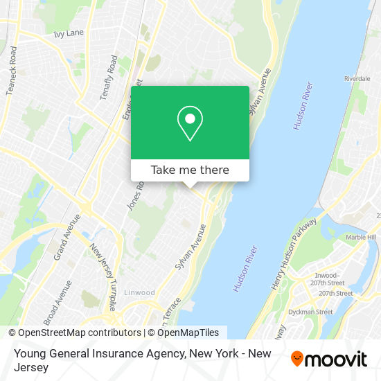 Young General Insurance Agency map