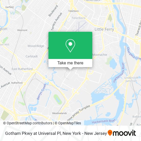 Mapa de Gotham Pkwy at Universal Pl